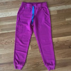 Zamora Jogger Scrub Pants Raspberry Sorbet